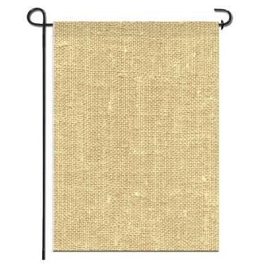 Imagem de Bandeira de jardim de serapilheira em branco de Anley - Banner personalizado de artesanato DIY para design de sinal de decoração de quintal externo personalizado - Crayon, tinta, bordado e vinly de transferência de imprensa de calor - 18 x 12,5 polegadas