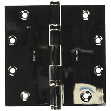 Imagem de Baldwin Dobradiça de encaixe com rolamento esférico quadrado 1051055I, níquel brilhante vitalício