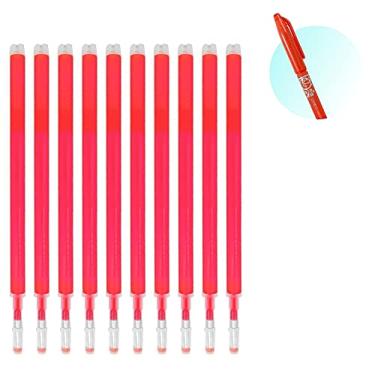 Imagem de Kit 10 Refil Para Caneta Fantasminha Magica Apaga Com Calor (VERMELHO)