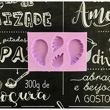 Imagem de Confeitaria dos moldes, F518 MOLDE DE SILICONE ASA DE ANJO CONFEITARIA ARTESANATO