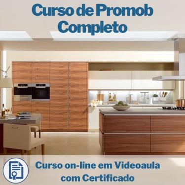 Imagem de Curso on-line em videoaula de Promob Completo com Certificado