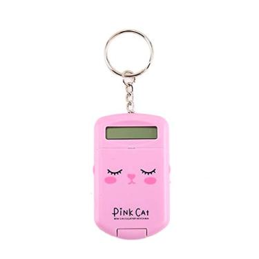 Imagem de Calculadora,Mini Calculadora Bonito Dos Desenhos Animados com Chaveiro 8 Dígitos Display Portátil Calculadora de Tamanho de Bolso para Crianças Estudantes Material Escolar