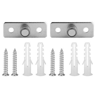 Imagem de 2 peças de guia de rolo, aço inoxidável de alta dureza porta de celeiro guia de piso deslizante porta de celeiro acessórios