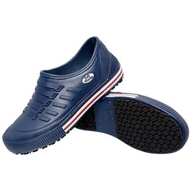 Imagem de Sapato Unissex Profissional SoftWorks Leve Conforto Para Trabalho Antiderrapante EPI RA 50.075 EVA BB81 - Marinho