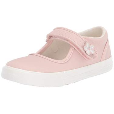Imagem de Tênis infantil Ella Leather Mary Jane da Keds, rosa, 4 Little Kid