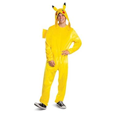 Imagem de Disguise Fantasia adulta de luxo Pikachu unissex, Amarelo, Small/Medium