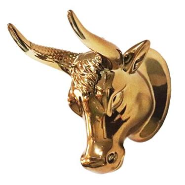 Imagem de Generic Suporte de gancho de guitarra de cabeça de touro suporte decorativo, suporte de gancho de parede de gancho de guitarra para banjo, acessórios de