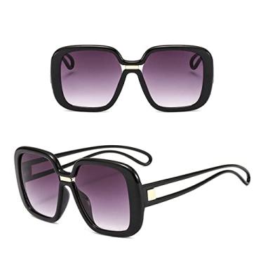 Imagem de Óculos de sol redondos superdimensionados fashion feminino vintage colorido lente oval óculos populares masculinos óculos de sol sombras uv400,10, outros