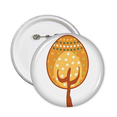 Imagem de Broche de árvore de ovo amarelo para festival de páscoa, 5 peças