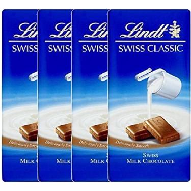 Imagem de Chocolate LINDT Classic ao Leite 100g (4 barras)