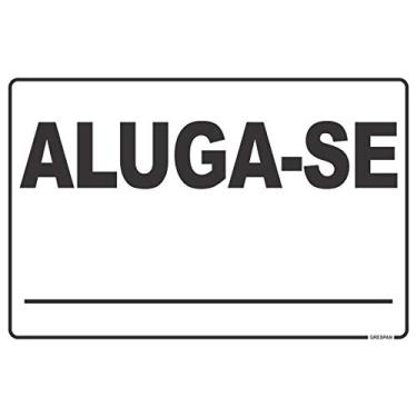 Imagem de Placa De Sinalizacao Aluga-Se 20X30Cm. Pacote Com 05-76986