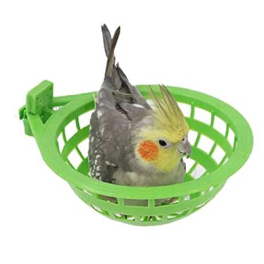Imagem de Yu's north Cama de ninho de criação de pássaros para periquitos, calopsita canário e pequeno caixa de ninhos para chocar papagaio (Plástico)