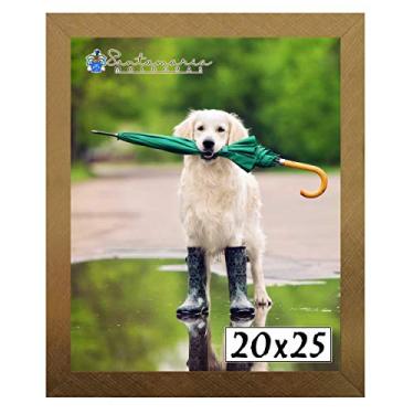 Imagem de Moldura Porta Retrato 20X25 Dourado