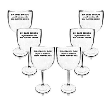 Imagem de Kit 6 Taças Gin Transparentes Personalizadas em 2022 eu.