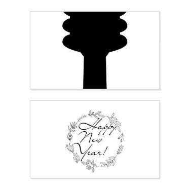 Imagem de Alemanha Berliner Fernsehturm Landmark Festival Ano Novo Cartão de felicitações Bless Message Present