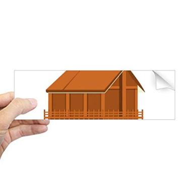 Imagem de DIYthinker Adesivo retangular de para-choques tradicional japonês Edo para janela de notebook