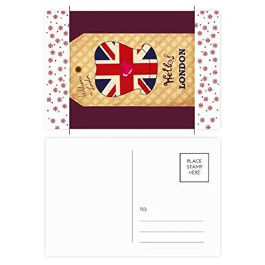 Imagem de Chapéu formal Reino Unido Carimbo de Londres Grã-Bretanha Natal Flor Celebração Cartão Postal Cartão de Bênção
