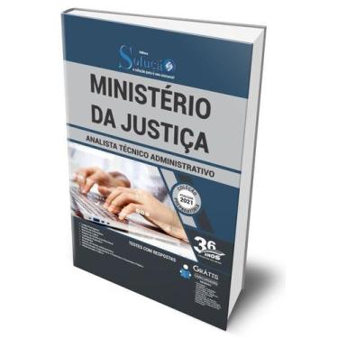 Imagem de Apostila Ministério Justiça 2021 Analista Administrativo