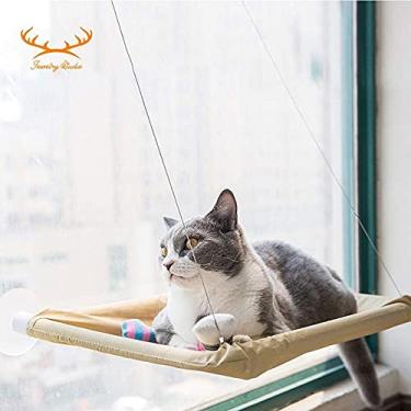 Imagem de Caminha Sunny Seat Para Gatos De Janela com ventosas 1 espaço descanso com vista para rua