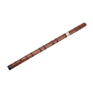 Imagem de Flauta Vertical, Instrumento Gravador Bambu Amargo Durável Portátil Escala Transparente para Amigos (Tecla F)