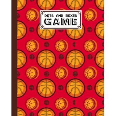Imagem de Dots And Boxes Game: Basketball Cover Dots And Boxes Game, A Classic Strategy Game - Large and Small Playing Squares, 120 Pages, size 8" x 10" by Daniel Lloyd
