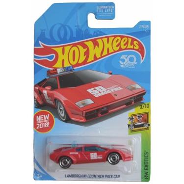 Imagem de Hot Wheels Lamborghini Countach Pace Car, Exotics 9/10 - red