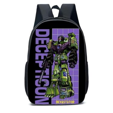 Imagem de Mochila Escolar Infanto Juvenil Anime Transformers Novidades 0507-Unissex