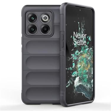 Imagem de Capa à prova de choque para OnePlus 12 11 10R 10T 11R ACE 2 Pro Nord CE 3 Lite N20 SE N30 2V 5G Capa traseira de silicone líquido para telefone, cinza escuro, para OnePlus 10R