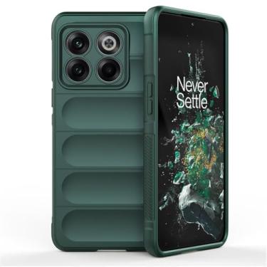 Imagem de Capa à prova de choque para OnePlus 12 11 10R 10T 11R ACE 2 Pro Nord CE 3 Lite N20 SE N30 2V 5G Capa traseira de silicone líquido para telefone, verde escuro, para OnePlus Ace 2V