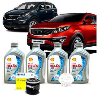 Imagem de Kit Troca de Oleo 5w30 e Filtro Kia Sportage 2.0 16v 2012 a 2016