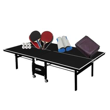 Imagem de MESA PING PONG 1084 PRETA KLOPF + 2 Kits 5093 + Rede 5096 + Capa