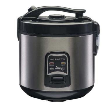 Imagem de Panela ElÃtrica de Arroz PAI10X  10 XÃcaras 700W Agratto, Inox, 110V