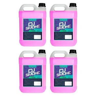 Imagem de 4X Fluido 5 Litros Tutti-Frutti Dj Smoke Máquinas Fumaça - Luminos