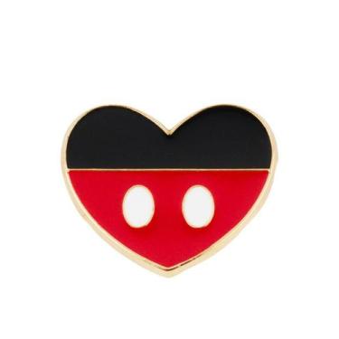 Imagem de Broche De Metal Rosto Minnie E Demais Personagens - Disney - Taimes