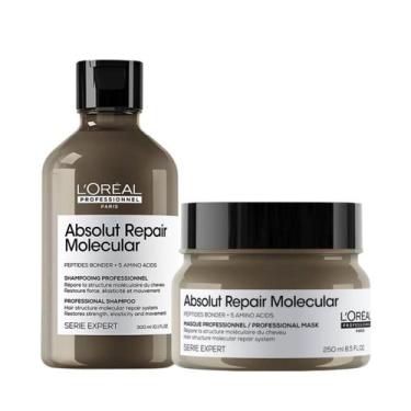 Imagem de Kit Absolut Repair Molecular Sh 250ml + Masc 250ml - Loreal Profission