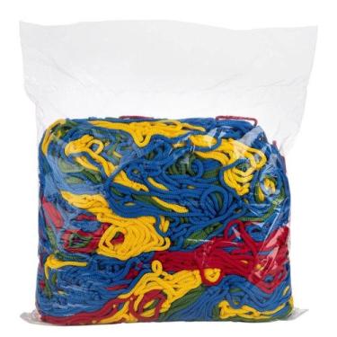 Imagem de Rede de Proteção Lateral Colorida ChicoPlay para Cama Elástica de 2 m
