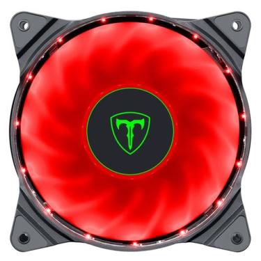 Imagem de Cooler Fan Led Vermelho 120x120x25 12cm T-dagger T-tgf300r