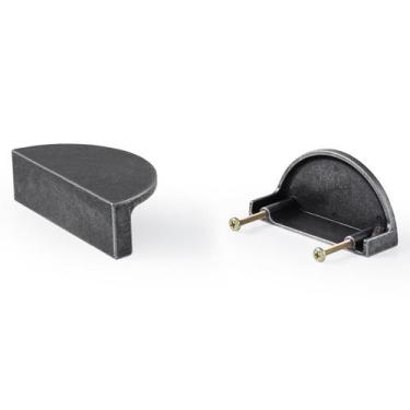 Imagem de Kit com 12 puxadores concha puxador para móveis madeira gaveta armario