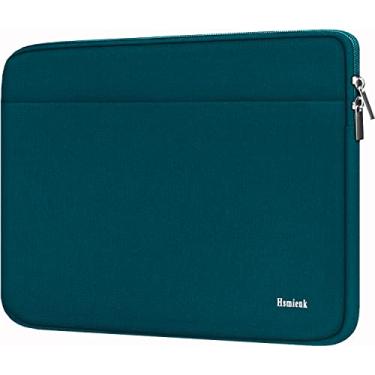 Imagem de Capa para laptop de 15,6 polegadas, à prova de choque, bolsa protetora para notebook com bolso para acessórios, pasta para laptop de 15,6 polegadas HP, ASUS, Dell, Lenovo, Acer -Cyan Color