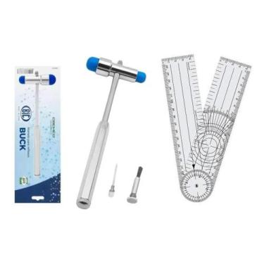 Imagem de Kit Goniômetro E Martelo Buck Azul - BIC