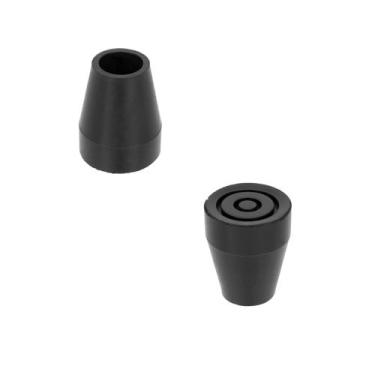 Imagem de 2 Ponteira Pé De Muletas Bengalas Andadores ( 3/4''ou 1,9cm) - Garden 