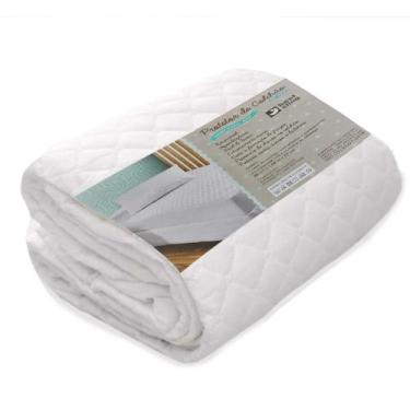 Imagem de Capa para Colchao Casal Box Standard Protetor Colchão Enxoval Branco P