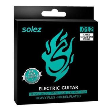Imagem de Encordoamento Solez Guitarra Nickel .012 Heavy Plus Slg12