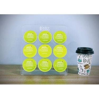 Imagem de Porta Cápsulas Dolce Gusto Acrílico - Suporte 9 Cápsulas - Super 3D, T