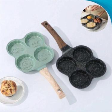 Imagem de Panela 4 Divisórias Antiaderente Para Hamburguer Funcional - Aton