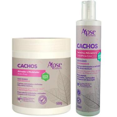 Imagem de Kit Ativador e Modelador de Cachos e Gelatina Ativadora Apse - Apse Co