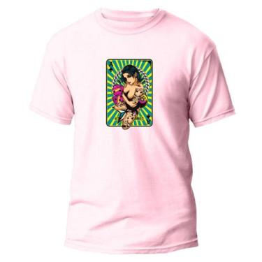 Imagem de Camiseta Algodão Premium Estampa Digital Arte Poker Baralho - NoBrand,