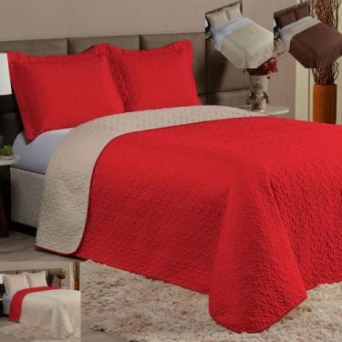 Imagem de Cobre Leito Cama Padrão Matelado Caminho Sem Fim Com Porta Travesseiro