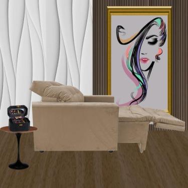 Imagem de Poltrona Pra Extensão De Cílios Com Apoio Para os Pés Modelo Cris - mo