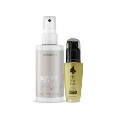 Imagem de Kit umectação leave-in nutrição fatal 200g e óleo de argan 35ml - MADA
